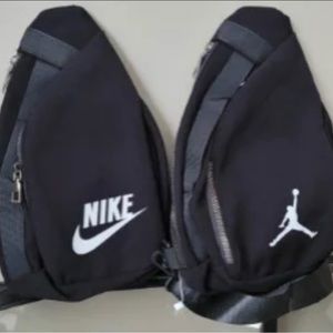 Nike and Jordan side bags